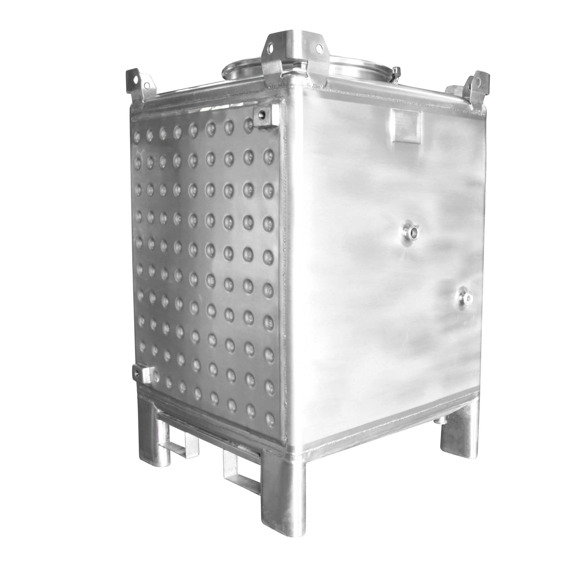 565 Gallon Food Grade Jacketed Stainless IBC Tote - Cedarstone Industry