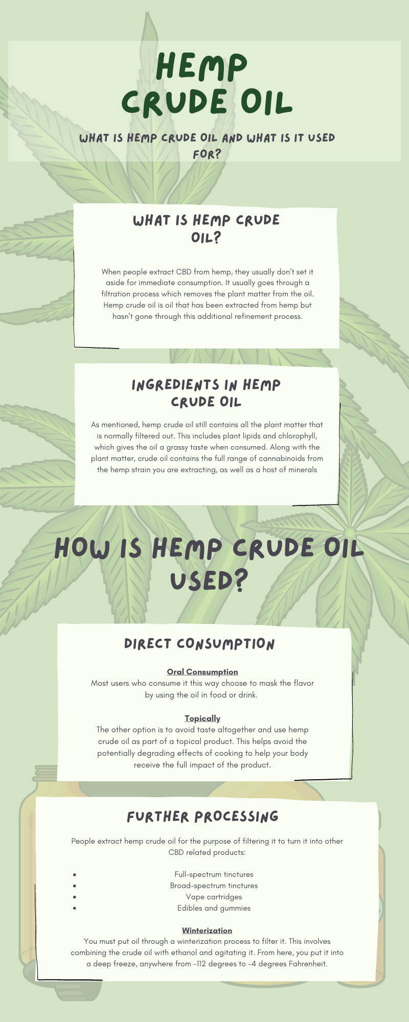 What Is Hemp Crude Oil and What Is It Used For?